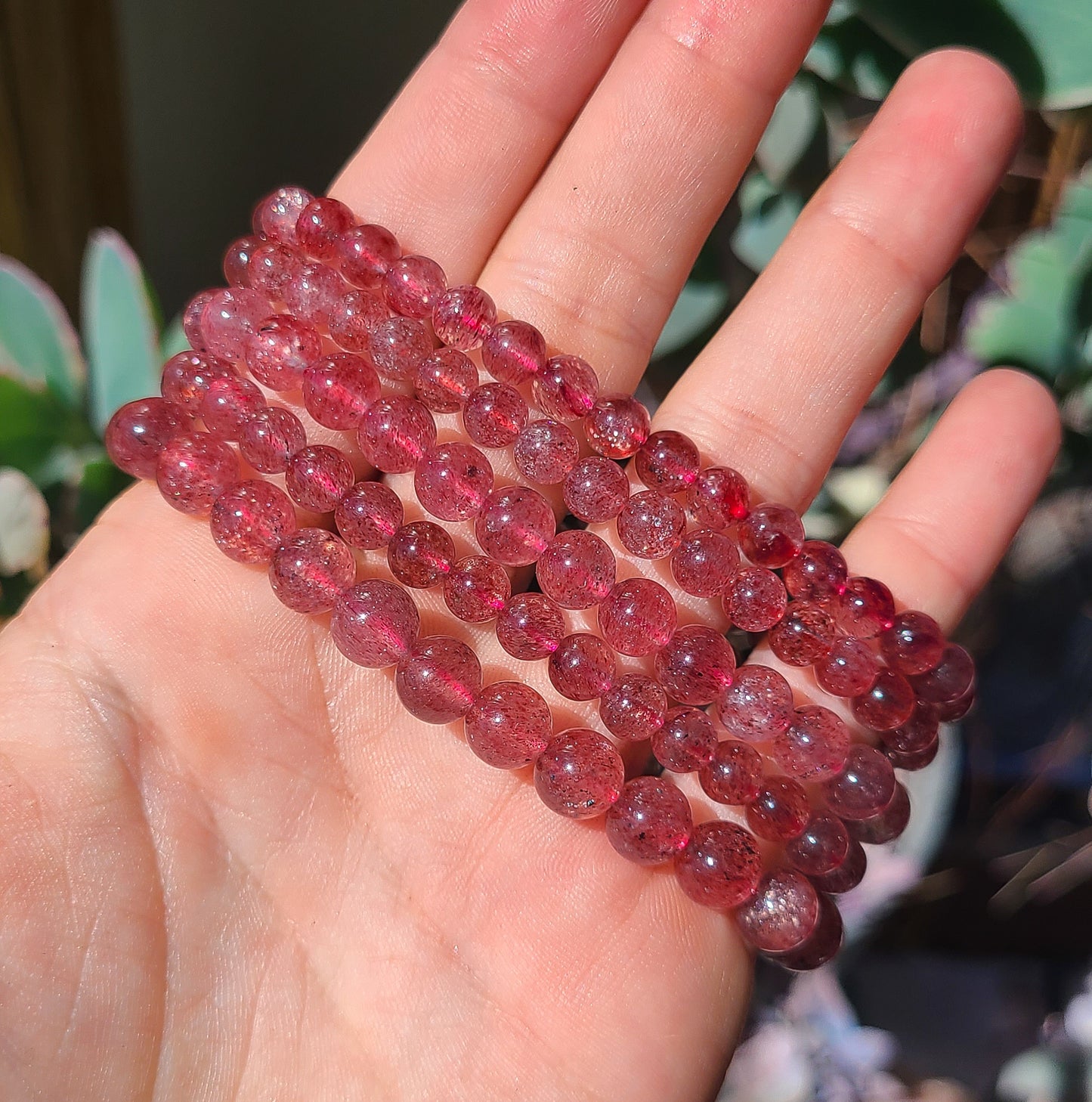 Strawberry Quartz bracelet *NEW