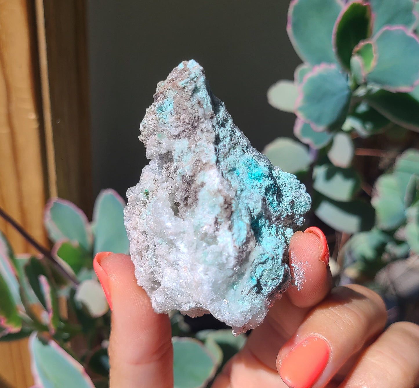 Crystallized Blue Aragonite specimen B *NEW
