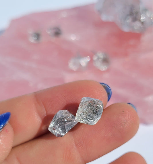 Herkimer Diamond Quartz earrings