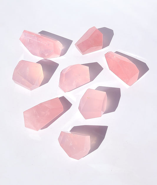 Gem Rose quartz free form