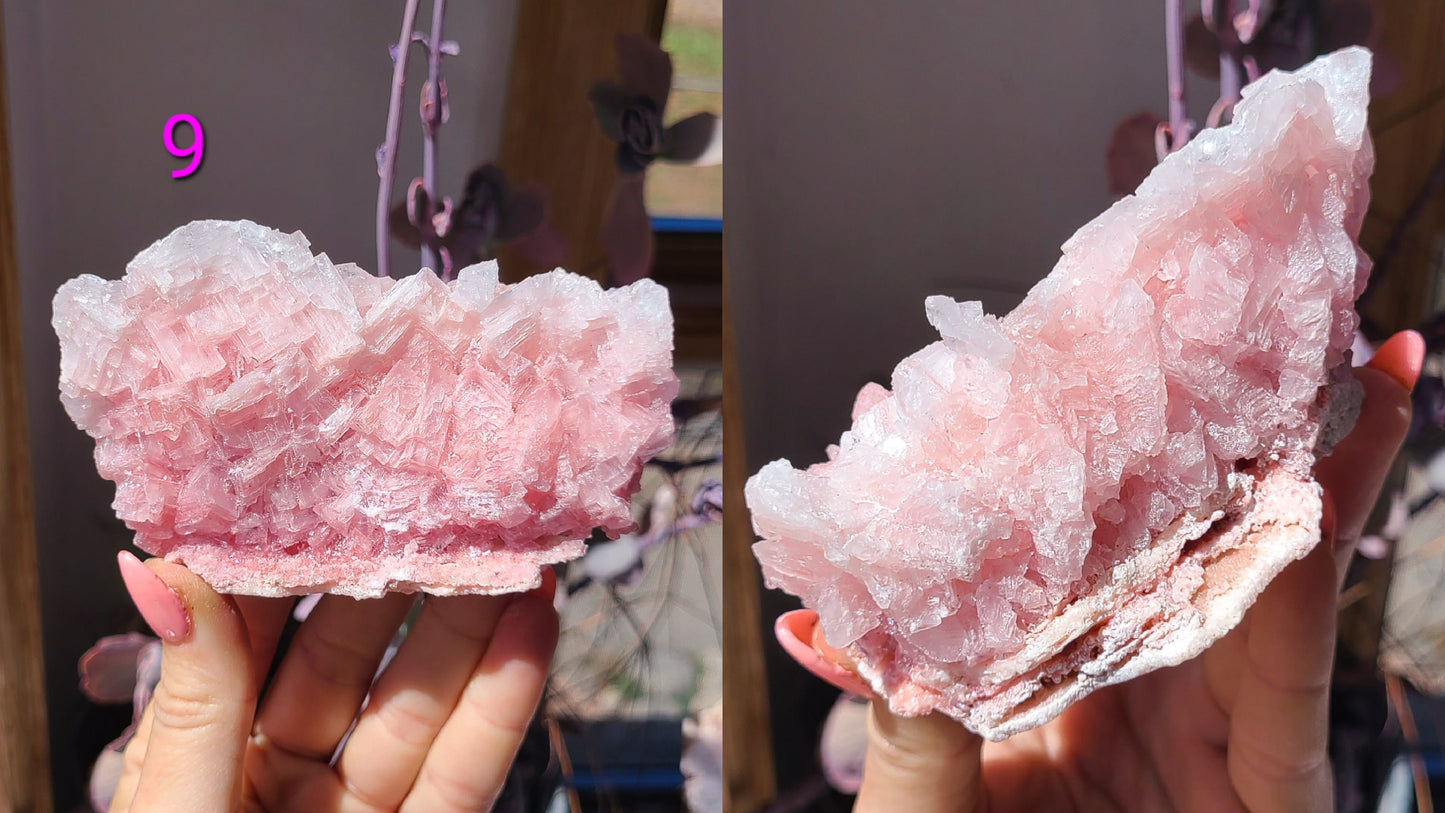 Pink Halite specimen - by piece, Rare High grade pink